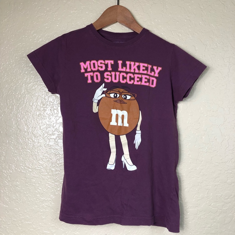 Graphic t shirt m&m’s Ms Brown #41 most likely